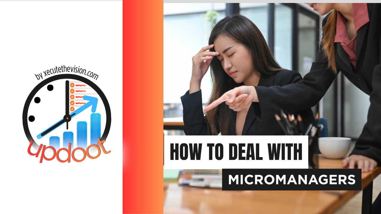 How to deal with a micromanager