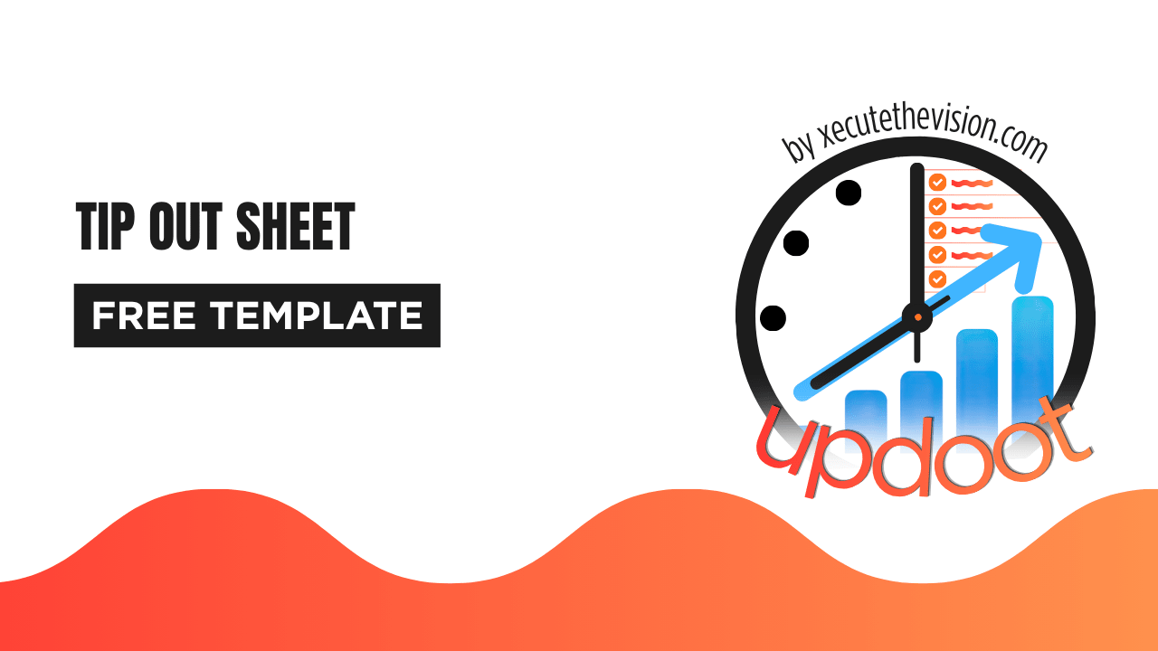 Tip Out Sheet: Free Template for Restaurants