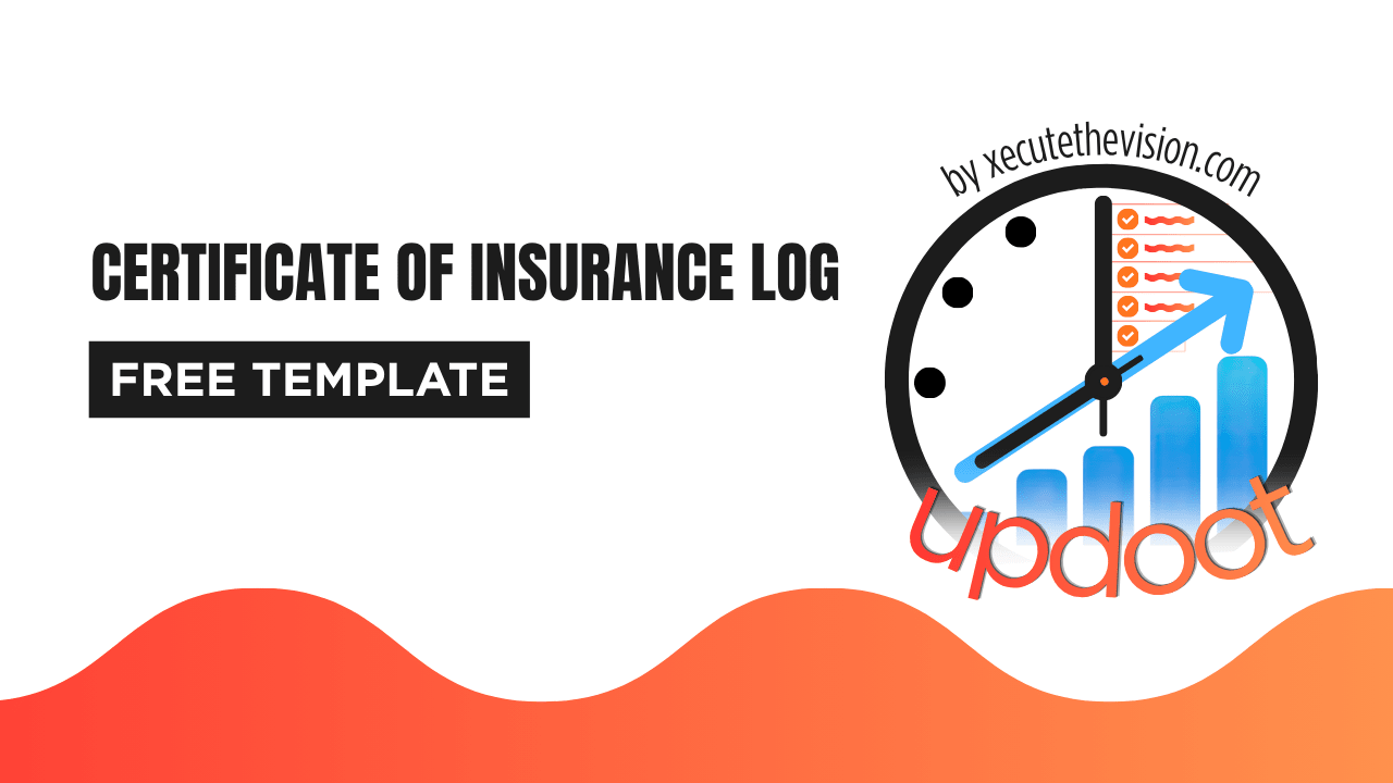 Certificate of Insurance Tracking Log: Free Template for Vendors and Subcontractors