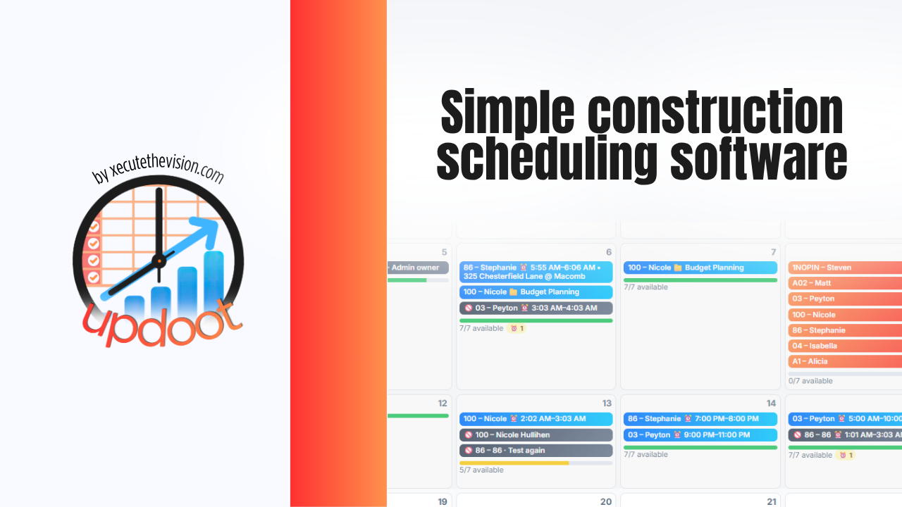 Simple construction scheduling software: a practical guide for contractors