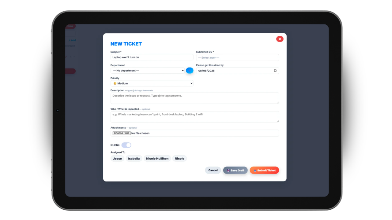 IT helpdesk ticketing system for small business: tickets, priorities, and resolution tracking