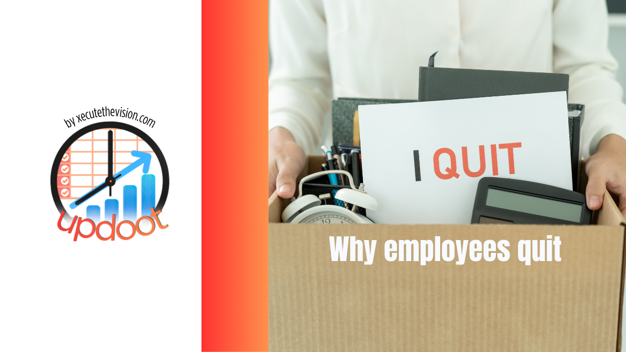 Reasons employees quit small companies