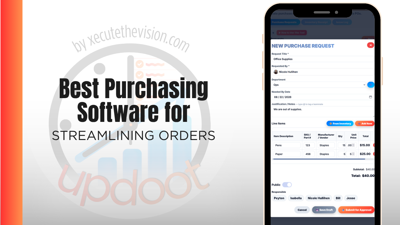 Best purchasing software for streamlining orders