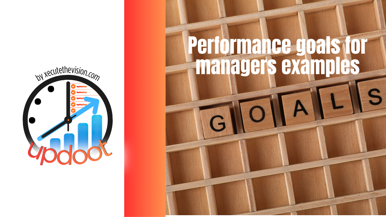 Performance Goals for Managers Examples