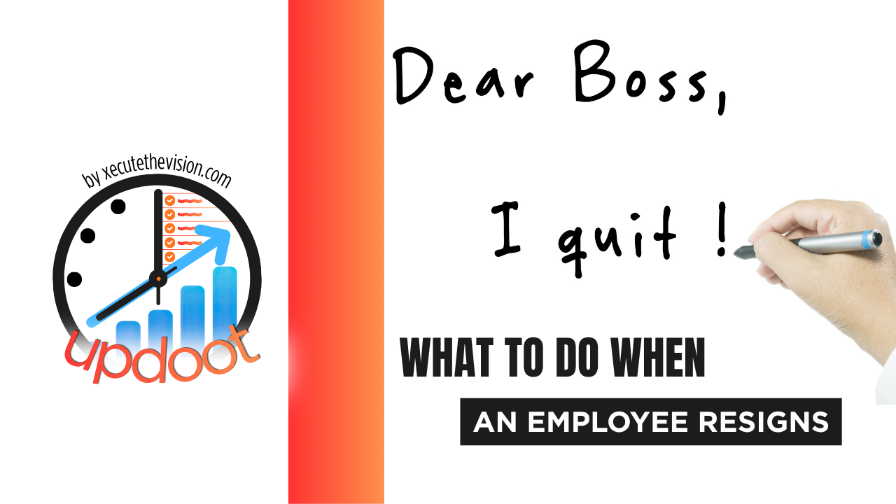 What to do when you get an employee resignation