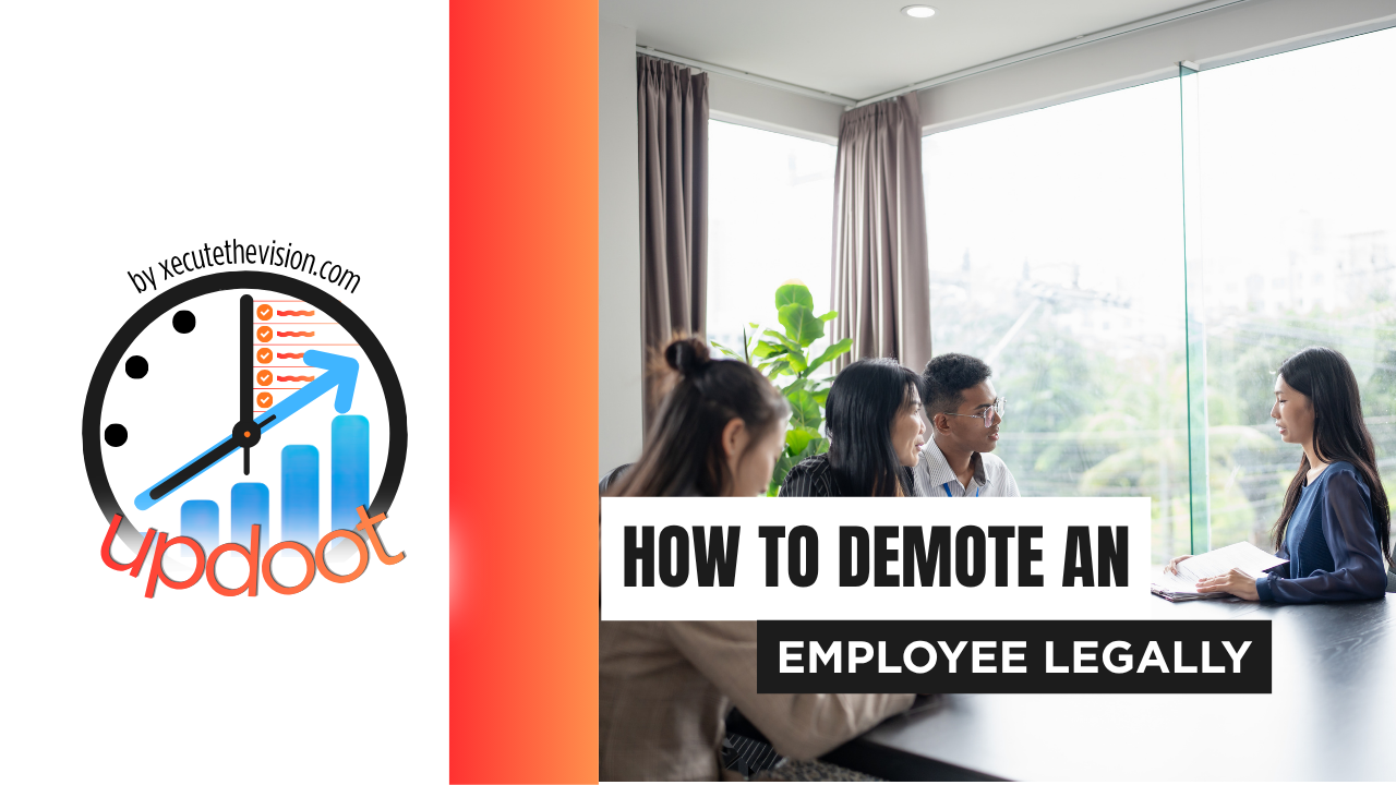 Can you demote an employee without warning, how to demote legally
