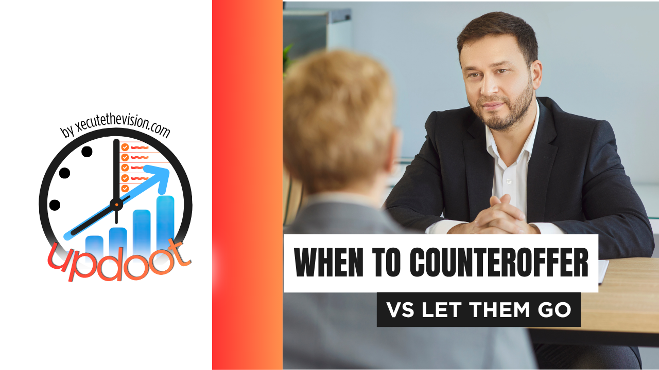 When should you counteroffer an employee vs let them go