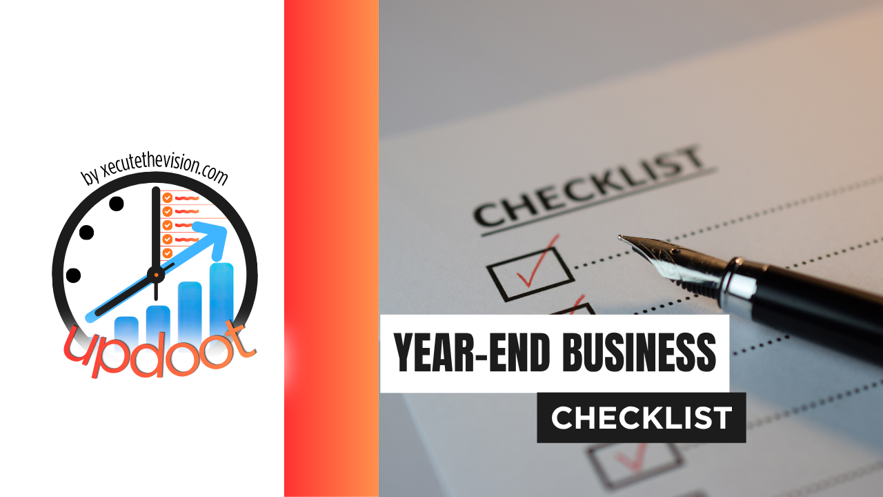 End of year checklist for small business