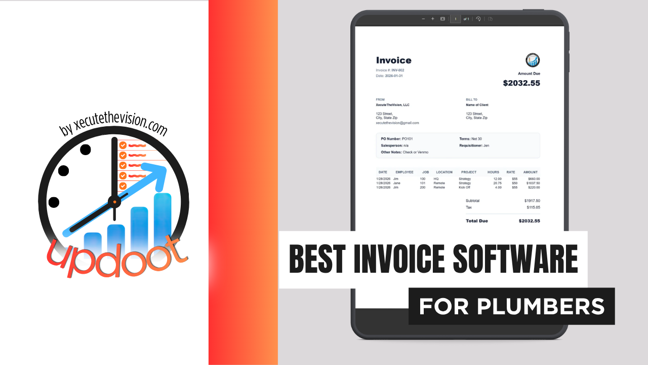 Best invoice software for plumbing companies