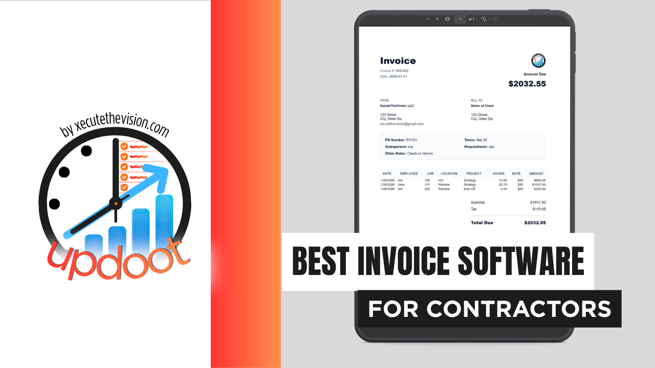 Best invoice software for general contractors