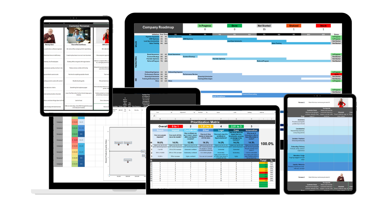 Free Templates to Increase Revenue in Excel and Google Sheets