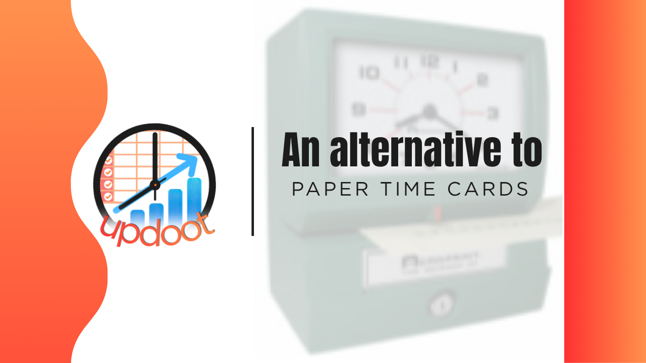 Alternative to paper time cards