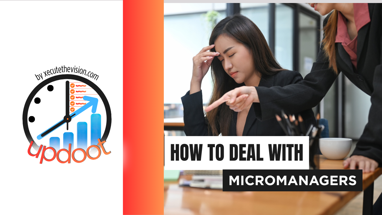 How to deal with a micromanager
