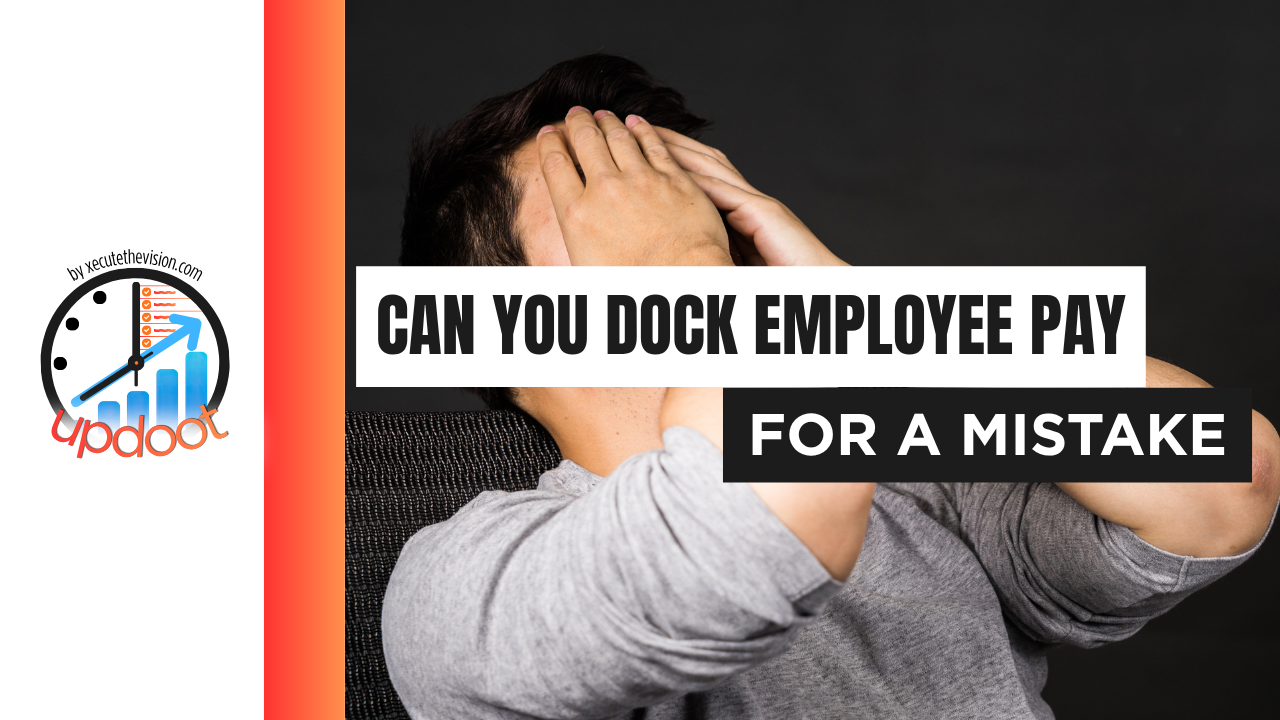 Is it legal to dock an employee's pay for a mistake