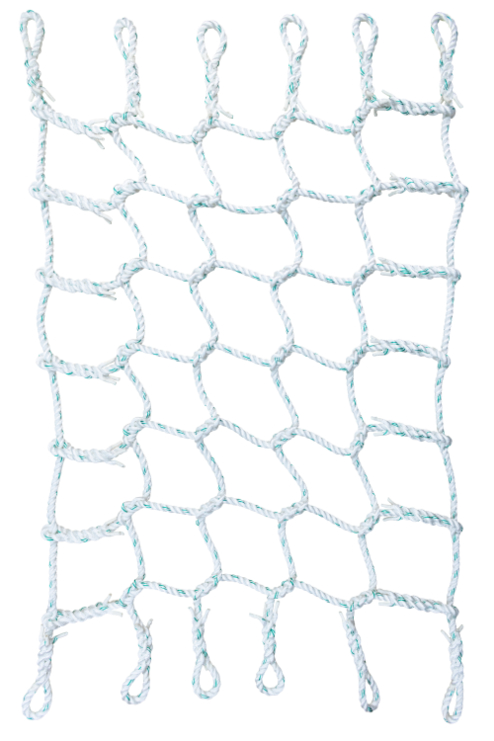 Rope cargo net with loops