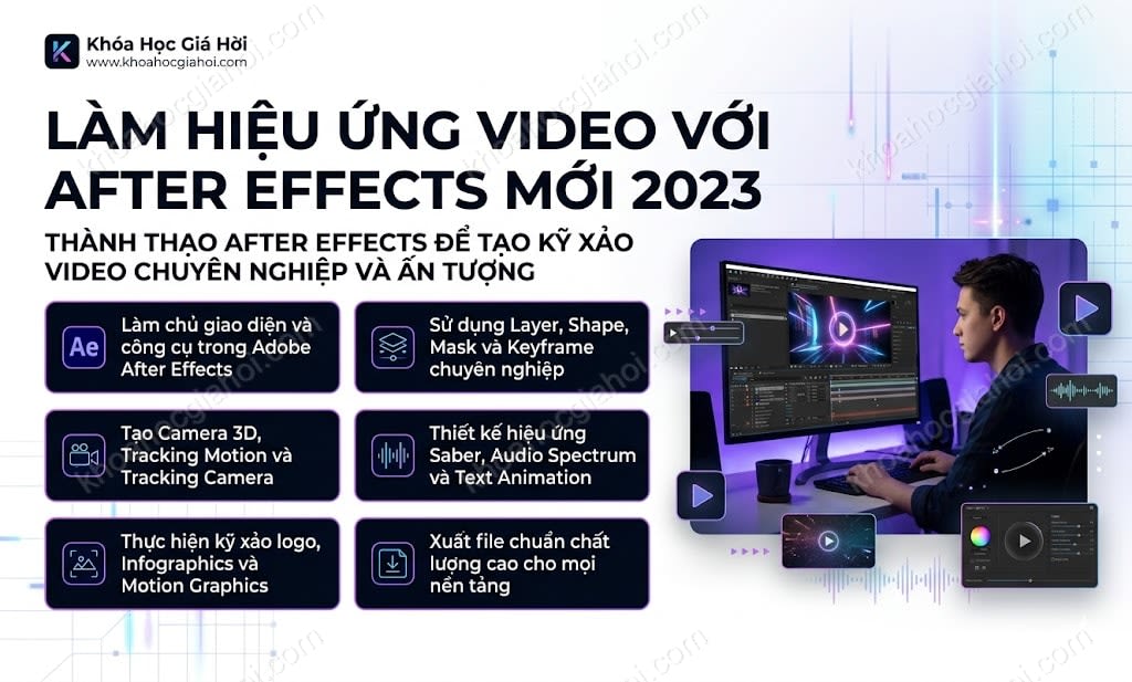Làm Hiệu Ứng Video Với After Effects Mới 2023