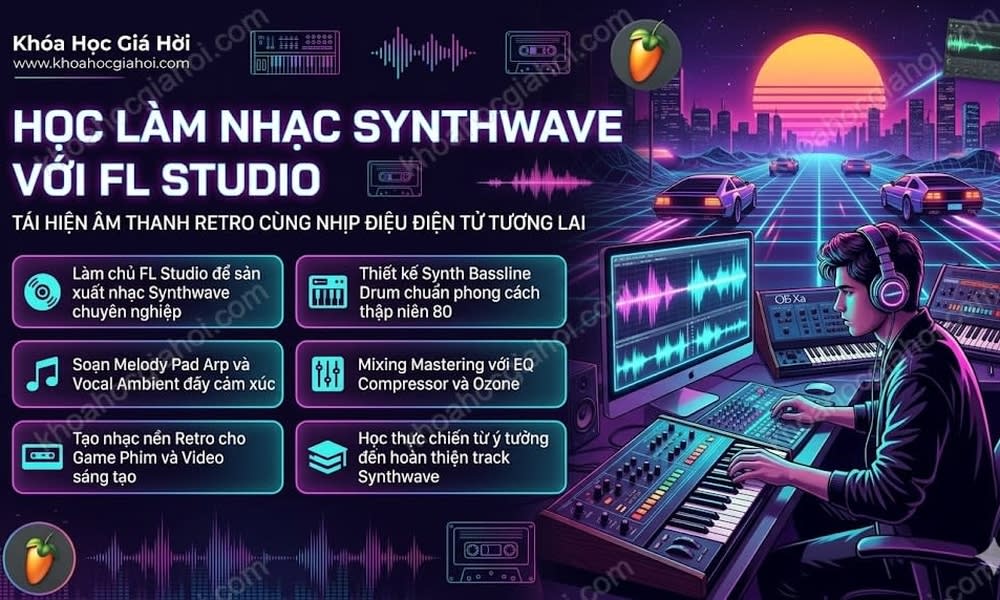 Học Làm Nhạc Synthwave Với FL Studio