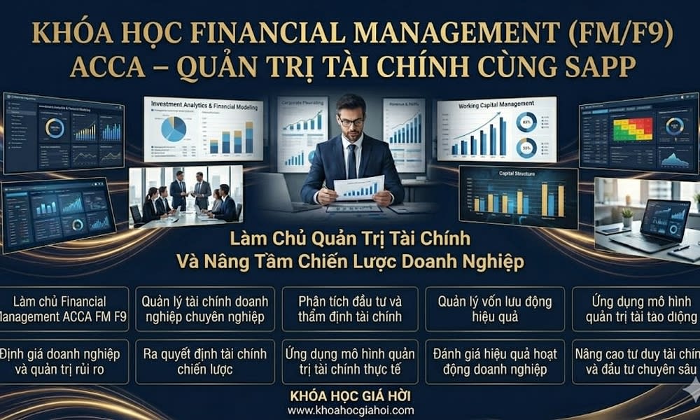 Khóa Học Financial Management (FM/F9) Acca – Quản Trị Tài Chính Cùng Sapp