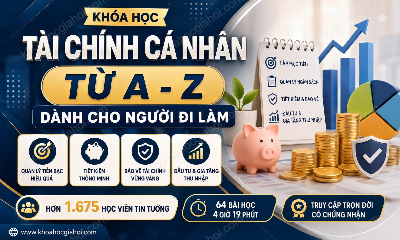 Khóa Học Tài Chính Cá Nhân Từ A - Z Dành Cho Người Đi Làm