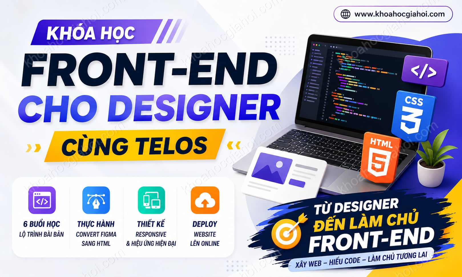 Khóa Học Front-end Cho Designer Cùng Telos