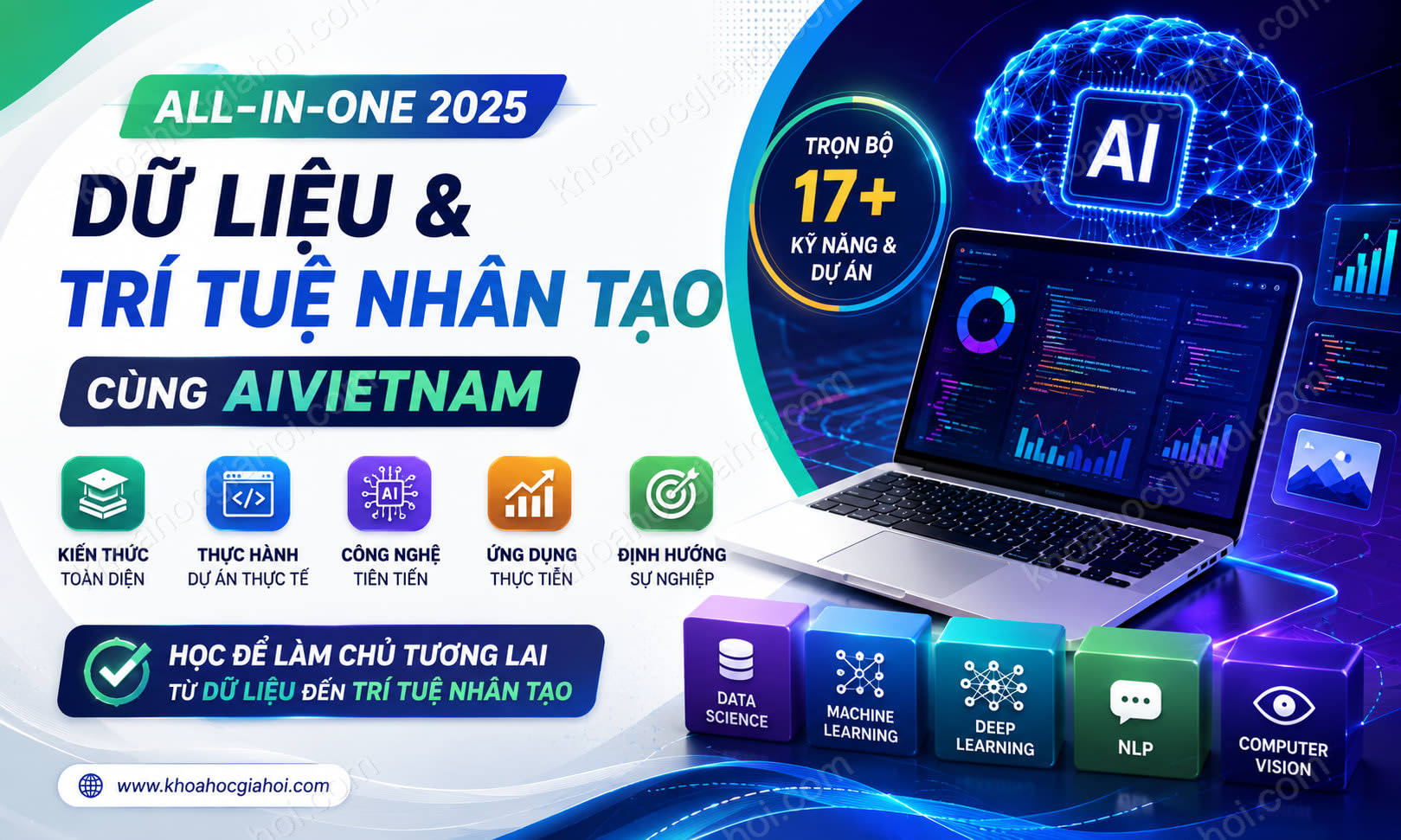 Khóa Học Khoa Học Dữ Liệu Và Trí Tuệ Nhân Tạo (AIO 2025) Cùng AIVIETNAM
