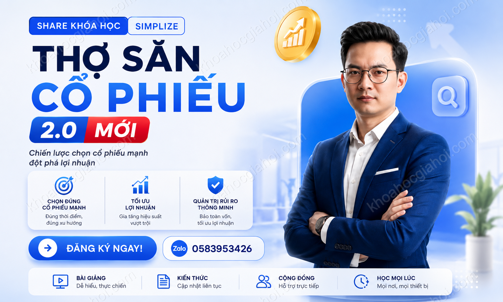 Khóa Học Thợ Săn Cổ Phiếu 2.0 Cùng Simplize Khóa Học Thợ Săn Cổ Phiếu 2.0 Cùng Simplize