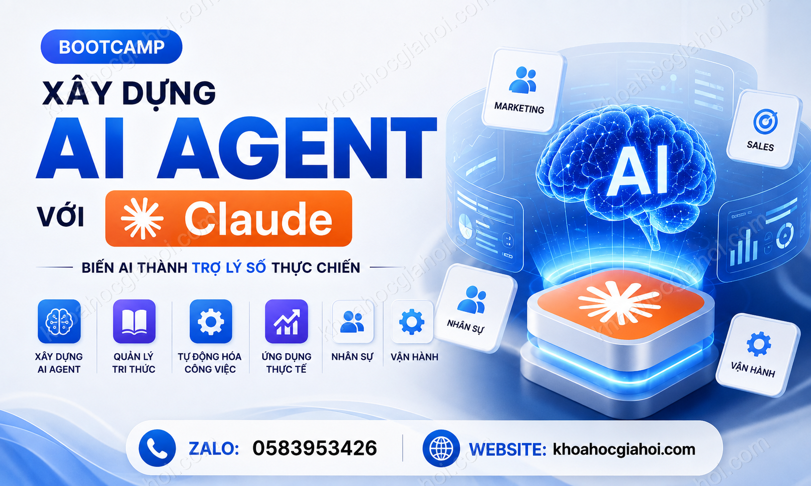 Khóa Học Bootcamp Xây Dựng AI Agent Với Claude Mới Nhất Cùng CES Global