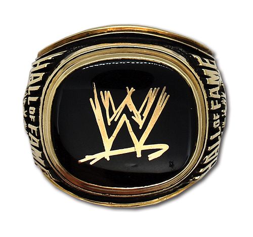 BRUNO SAMMARTINO'S 2013 WORLD WRESTLING ENTERTAINMENT HALL OF FAME INDUCTION RING - 