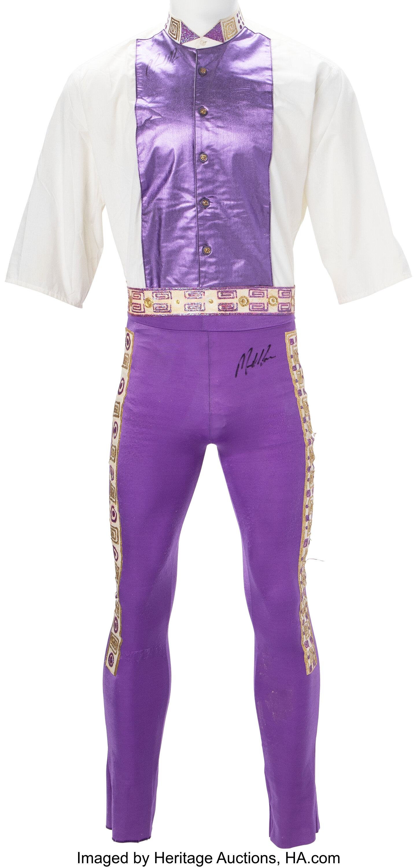 1993 Randy Macho Man Savage Ring Worn & Signed Outfit Worn in
WrestleMania IX from The Macho Man Randy Savage Collection.