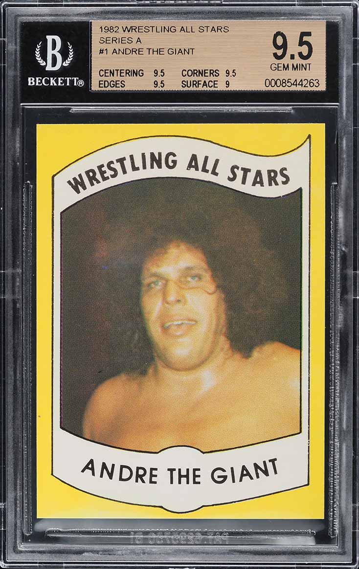 1982 Wrestling All-Stars Series A Andre The Giant #1 BGS 9.5 GEM MINT