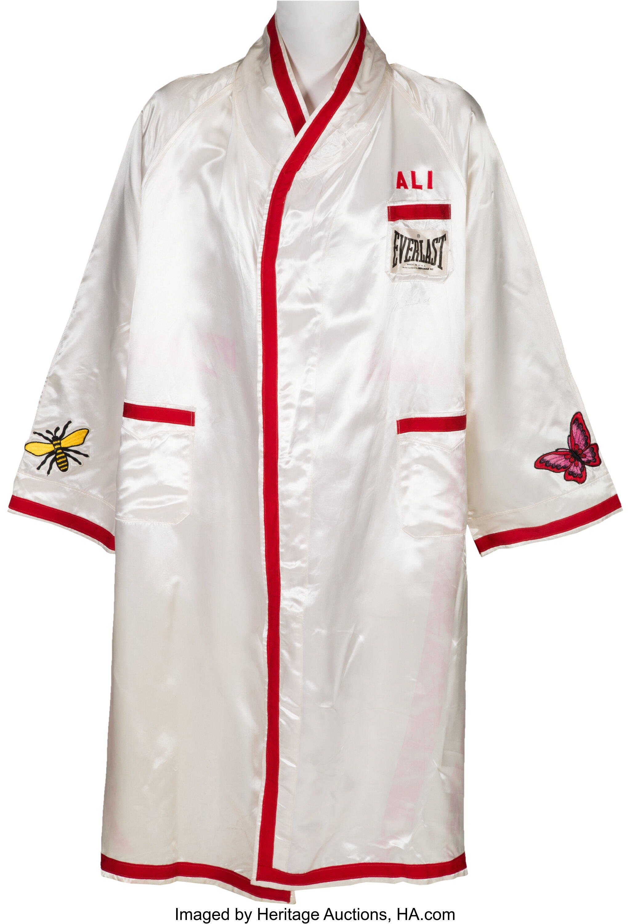 1976 Muhammad Ali Fight Worn & Signed Robe from Antonio Inoki
Bout.