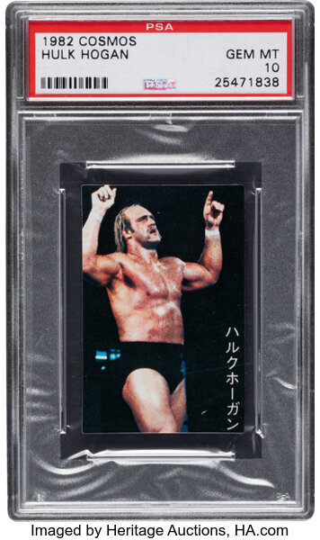 1982 Cosmos Hulk Hogan Rookie PSA Gen Mint 10 - Pop One!