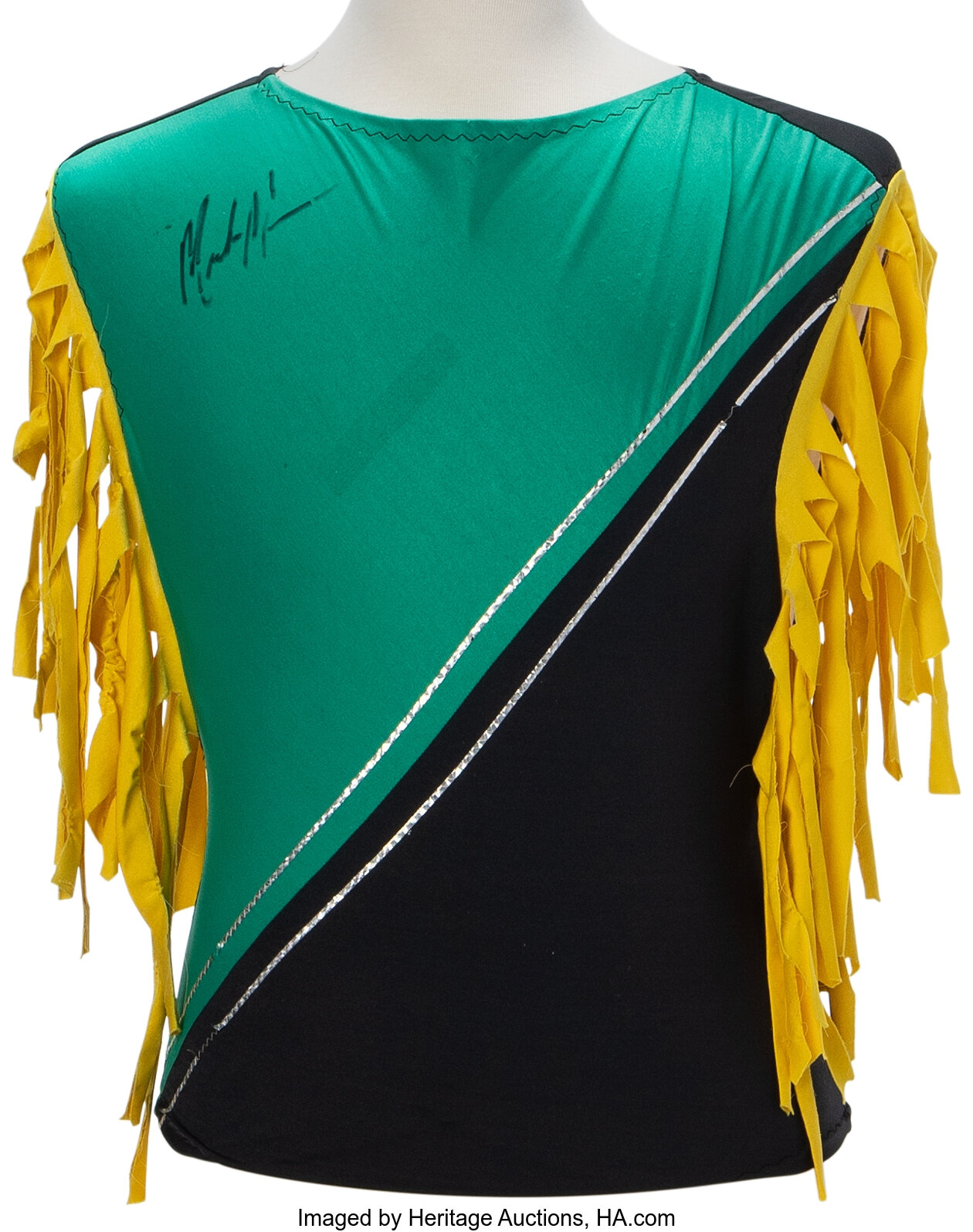 1988 Macho Man Randy Savage Ring, Promo Worn & Signed Shirt from The Macho Man Randy Savage Collection - Photo Matched to The