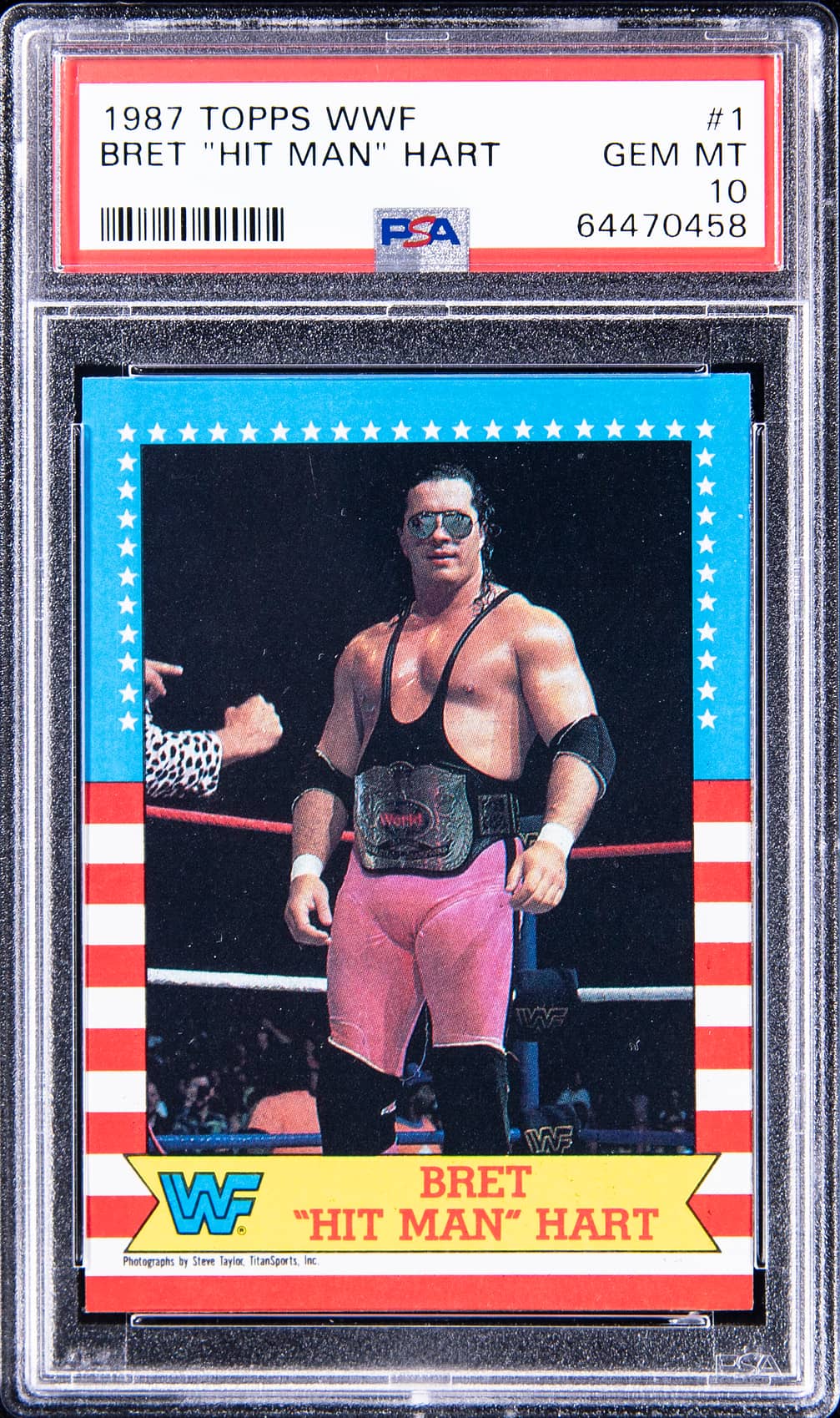 1987 Topps WWF #1 Bret 