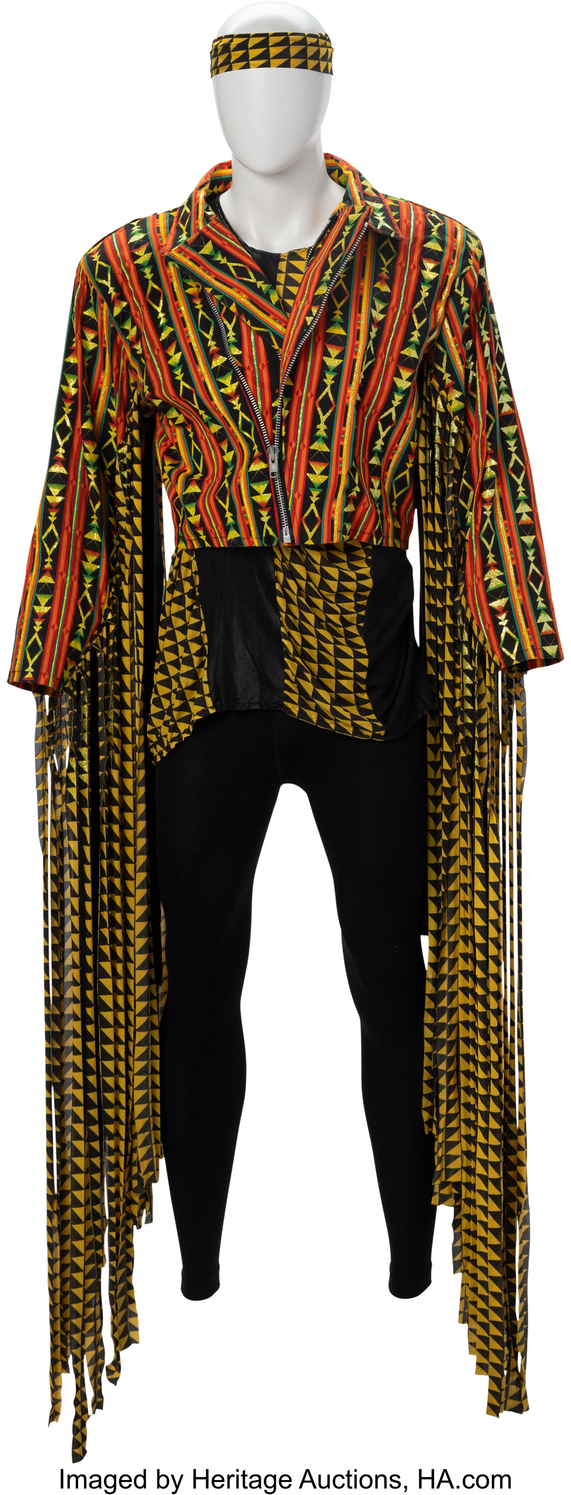 1993 Macho Man Randy Savage Worn & Twice Signed Jacket/Shirt from The Macho Man Randy Savage Collection - Worn During Appearan...