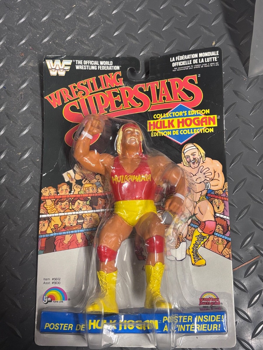 rare wwf wwe ljn hulk hogan 1989 series vintage wrestling action figure moc