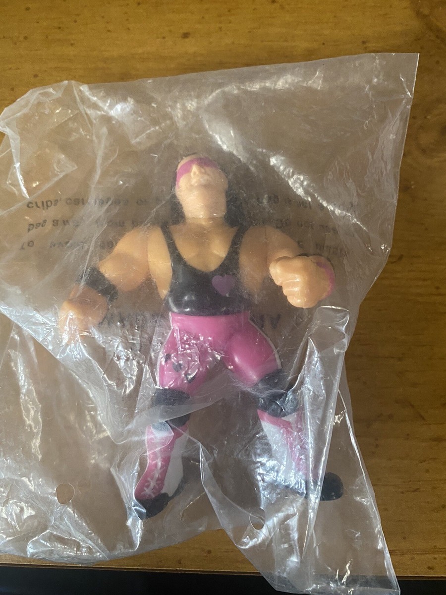 Bret Hart Hasbro Figure Mailaway Purple Heart New in Bag WWF WWE
