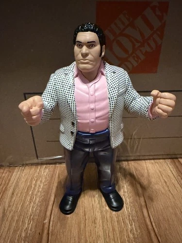 Main front view of Big Rubber Guys Andre The Giant resin sample prototype figure — detailed sculpt and paint, full-body collectible pose showing facial features, costume and base details