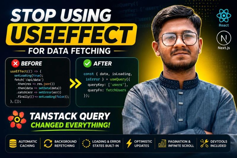 I stopped using useEffect for data fetching.