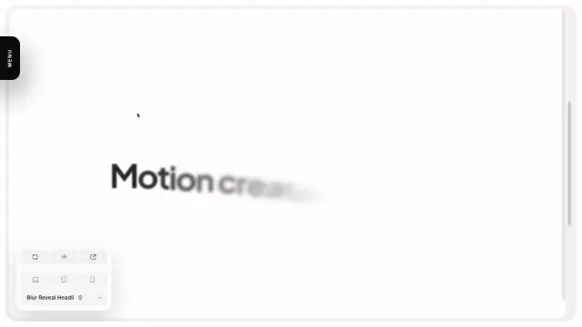 Blur Reveal