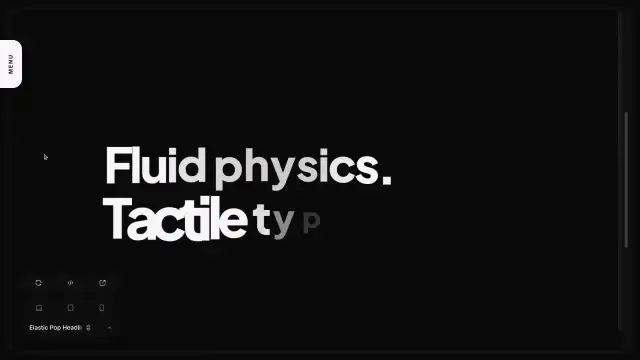 Elastic Pop Reveal