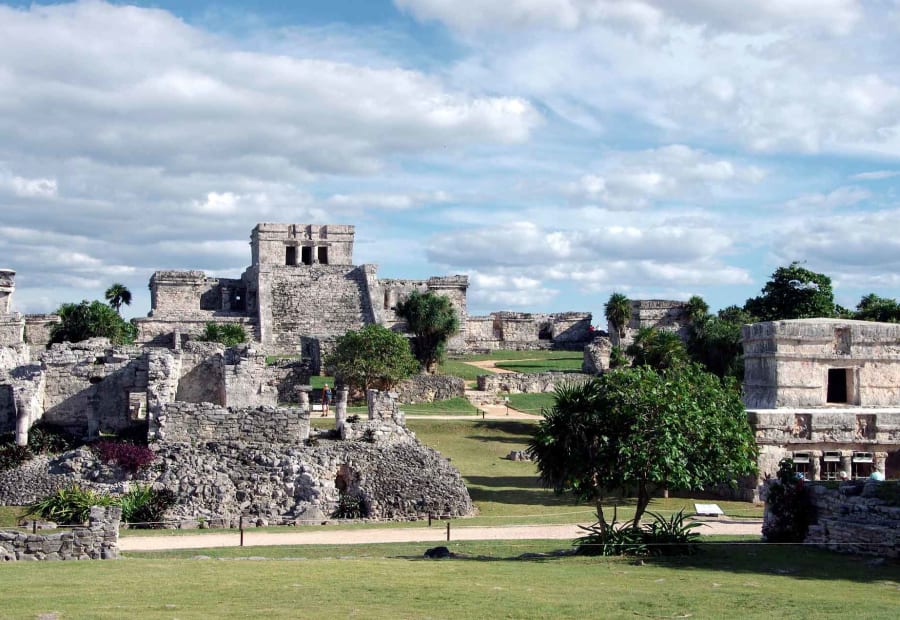 Archaeological site in the Mexican Caribbean