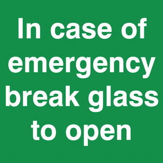 breaking glass right