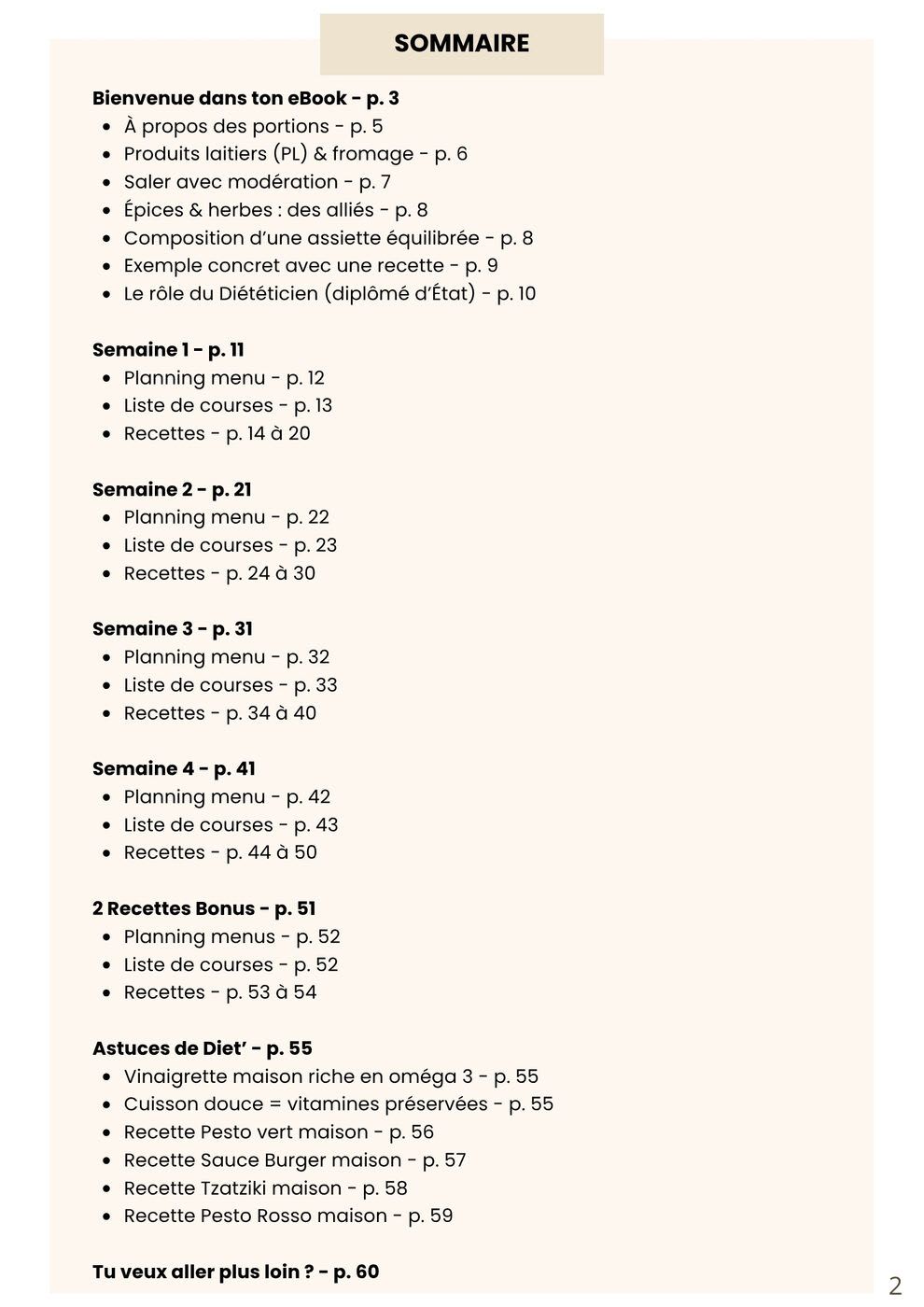 Recettes - ÉTÉ