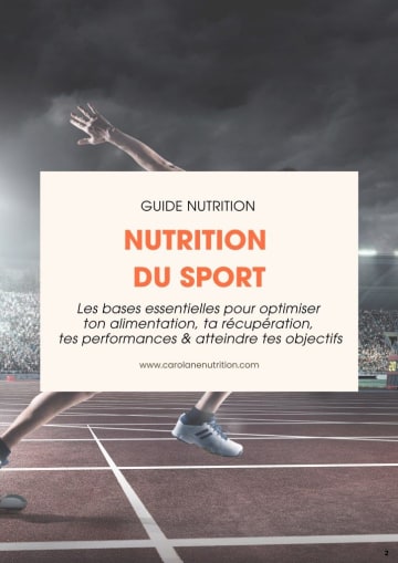 Nutrition du Sport