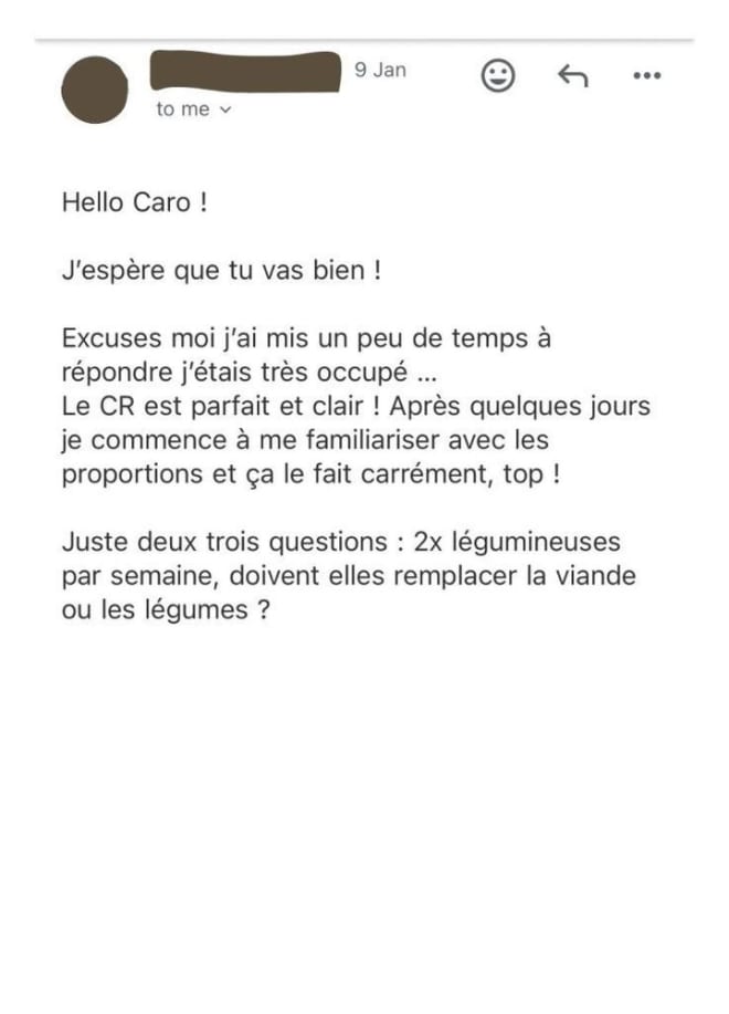 Avis client