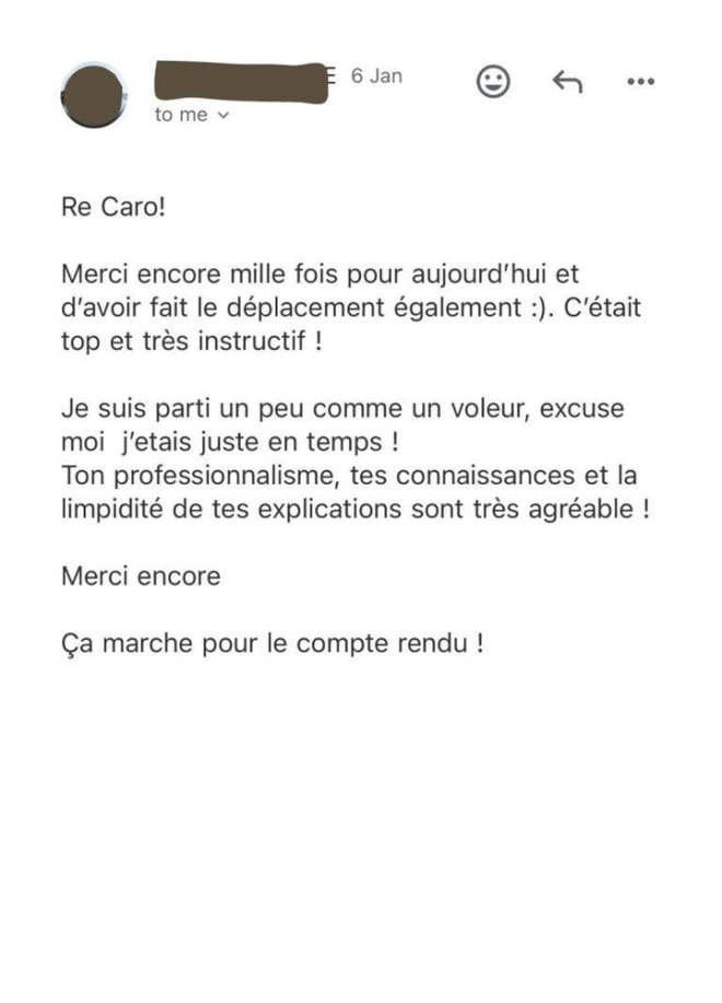 Avis client