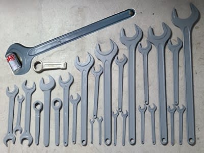 Ensemble de clefs industrielles
