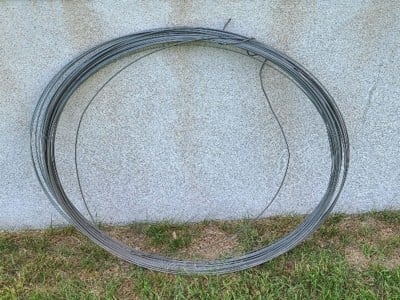 Rouleau de broche galvanisée