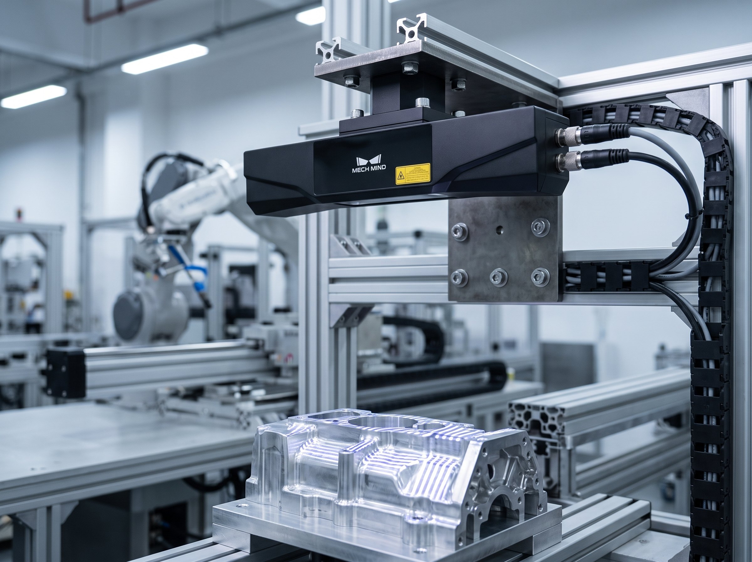 Cámara industrial 3D Mech-Eye UHP-140 de precisión micrométrica